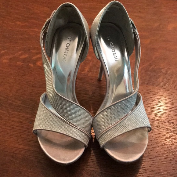 Silver platform sandals - Picture 2 of 3